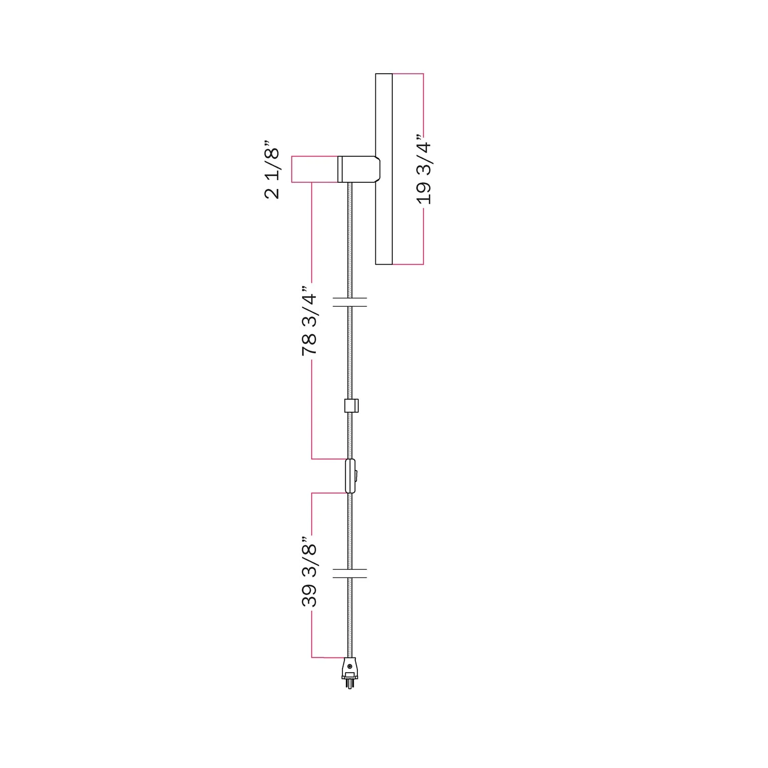 Spostaluce Plug-in-Lampe mit Metall-Finish und S14d LED-Linearglühbirne – Gebürstetes Kupfer - Image 5