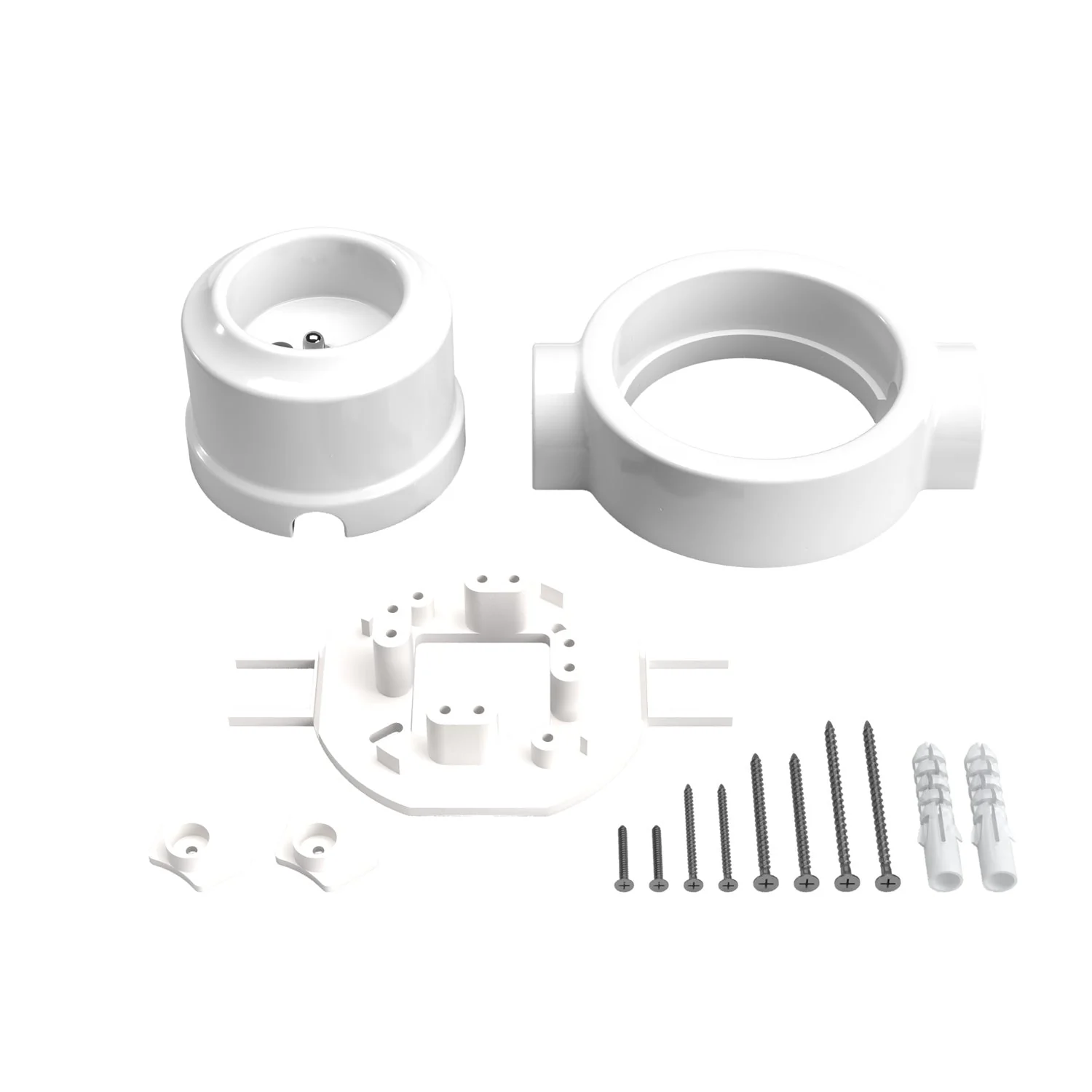 Kit Französische Steckdose und Porzellanunterteil für Creative-Tubes – Weiß - Image 17