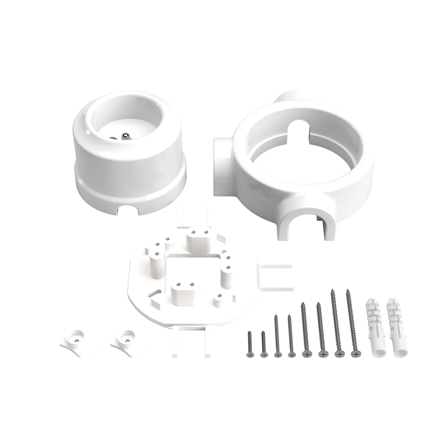 Kit Französische Steckdose und Porzellanunterteil für Creative-Tubes – Weiß - Image 24