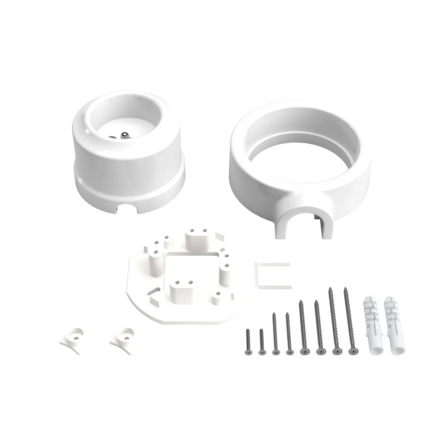 Kit Französische Steckdose und Porzellanunterteil für Creative-Tubes – Weiß - Image 3