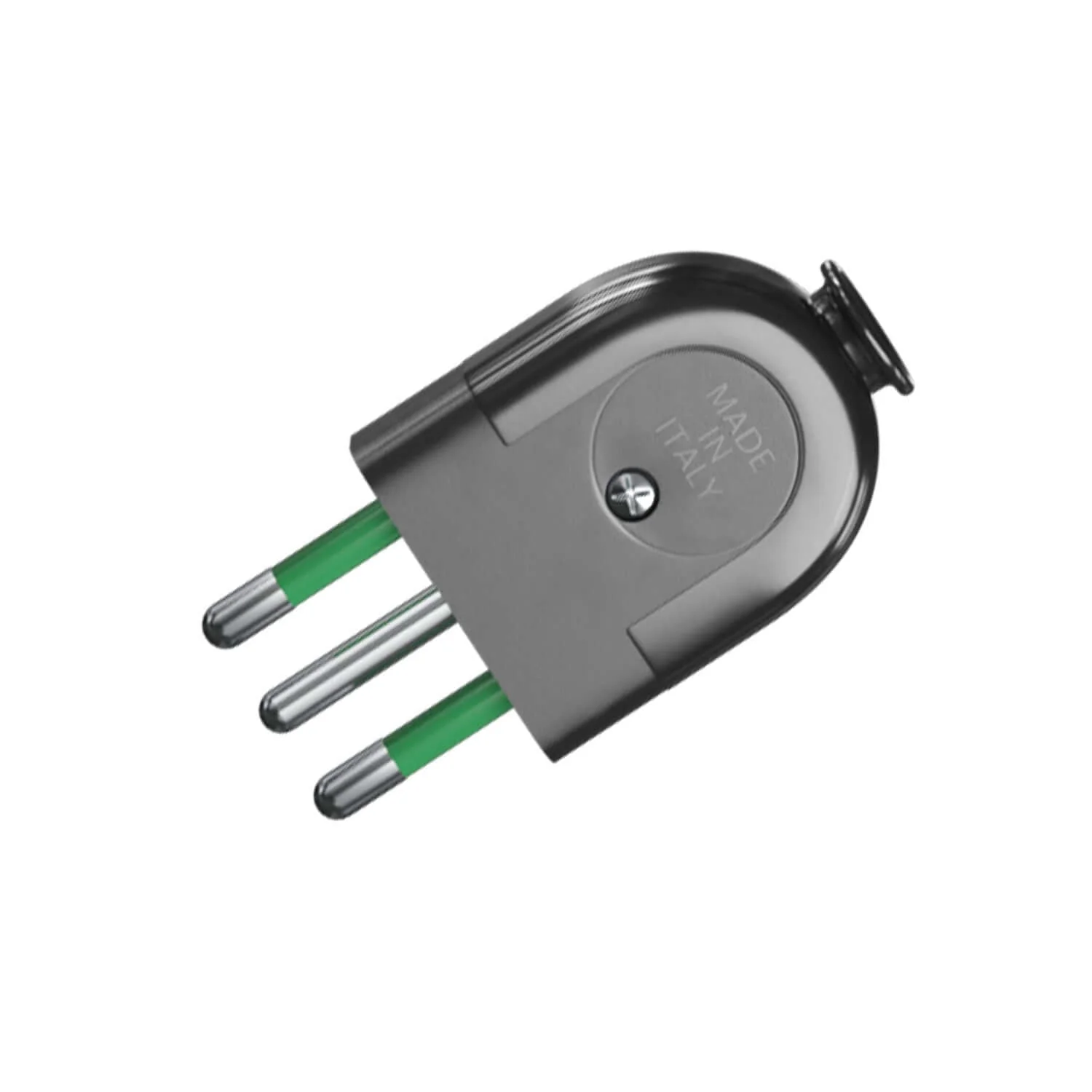 Stecker 2P + T 10 A - IMQ - Schwarz