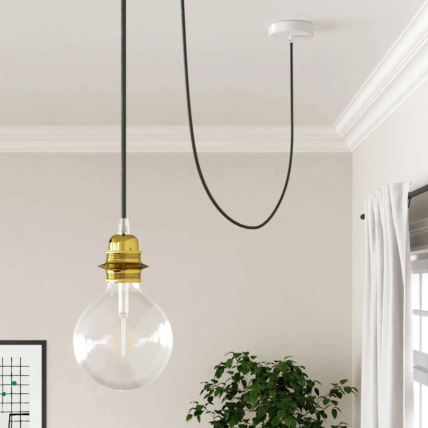 Textilkabel - Graues Rayon RM03 - UL-zertifiziert - Image 3