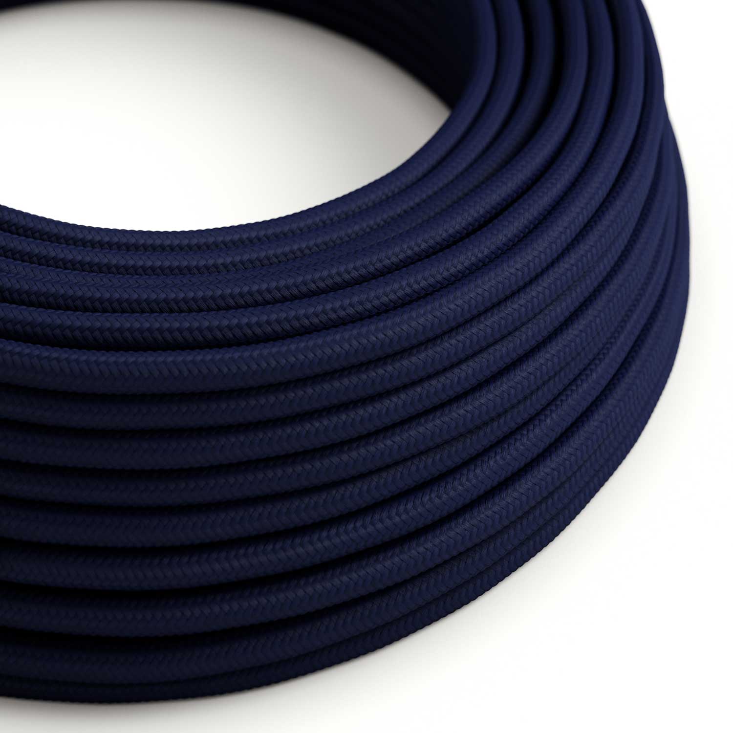 Textilkabel in Tiefblau – Das Original von Creative Cables, ideal für einzigartige Lichtdekorationen – RM20