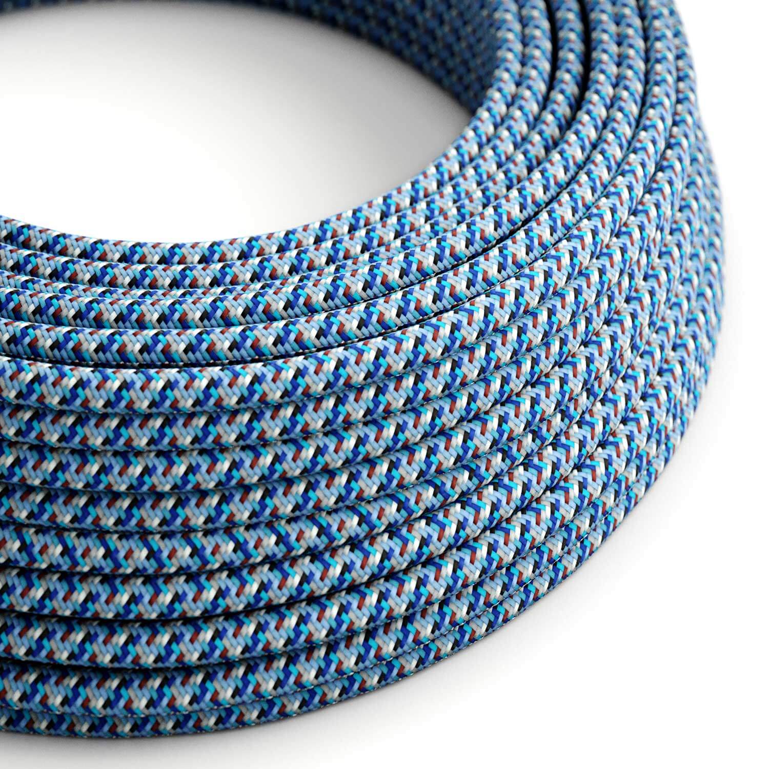 Elektrokabel mit Pixel Palette Türkis-Ummantelung – Das Original von Creative Cables für individuelle DIY-Lichtlösungen – RX03