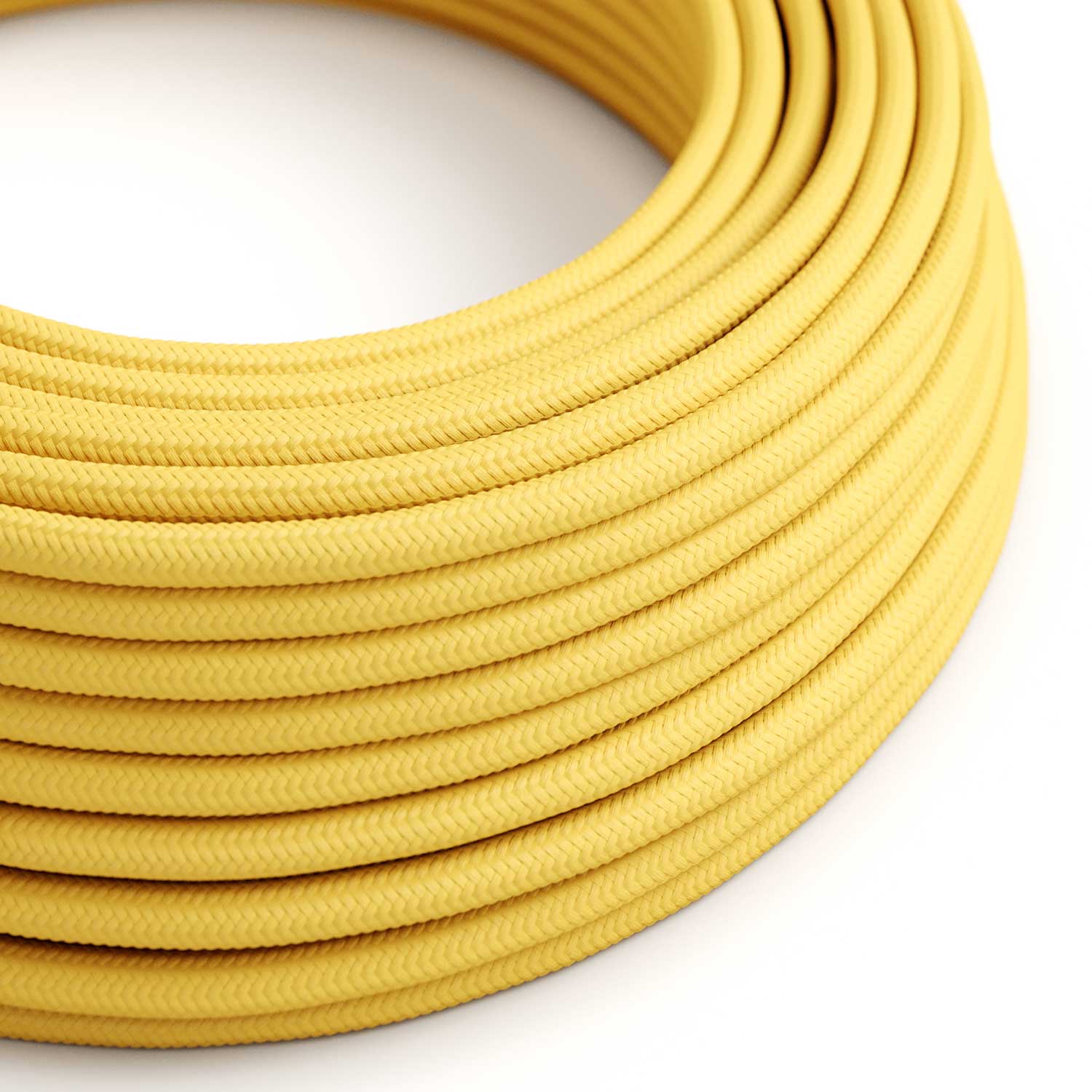 Stoffkabel – Gelbe Rayon RM10 – UL-gelistet