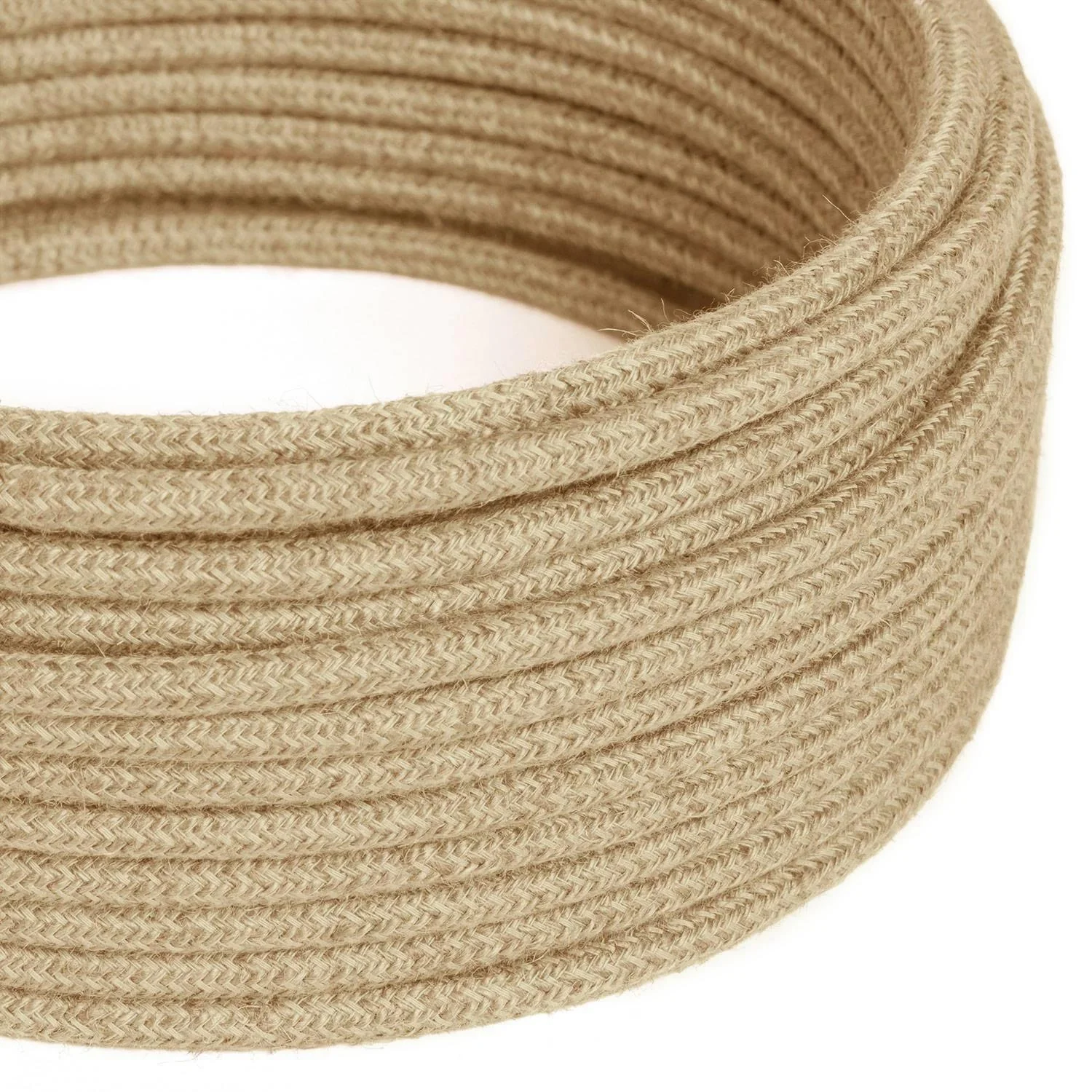 Stoffummanteltes Kabel – Jute RN06 – UL-zertifiziert