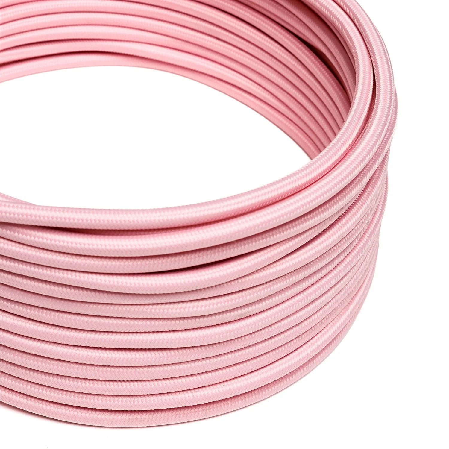 Stoffummanteltes Kabel - Pink Rayon RM16 - UL-Zertifiziert