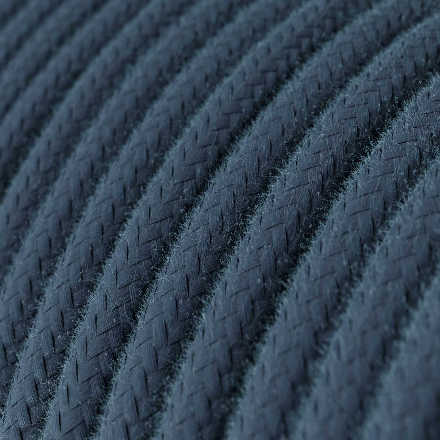 Elektrokabel aus Baumwolle Steingrau – Das Original Creative Cables, für Design-Aufputzinstallationen – RC30 - Image 2
