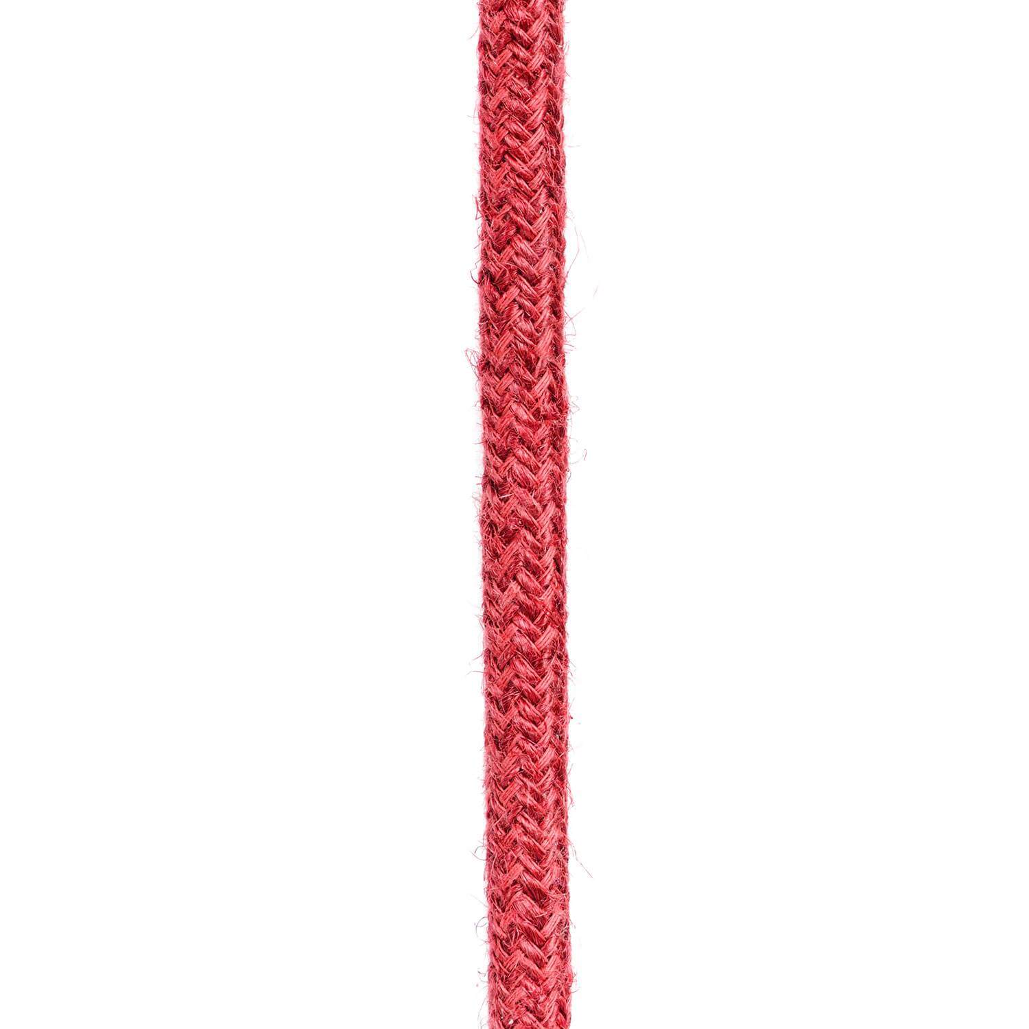 Cherry Red Jute-ummanteltes Stromkabel - Image 5