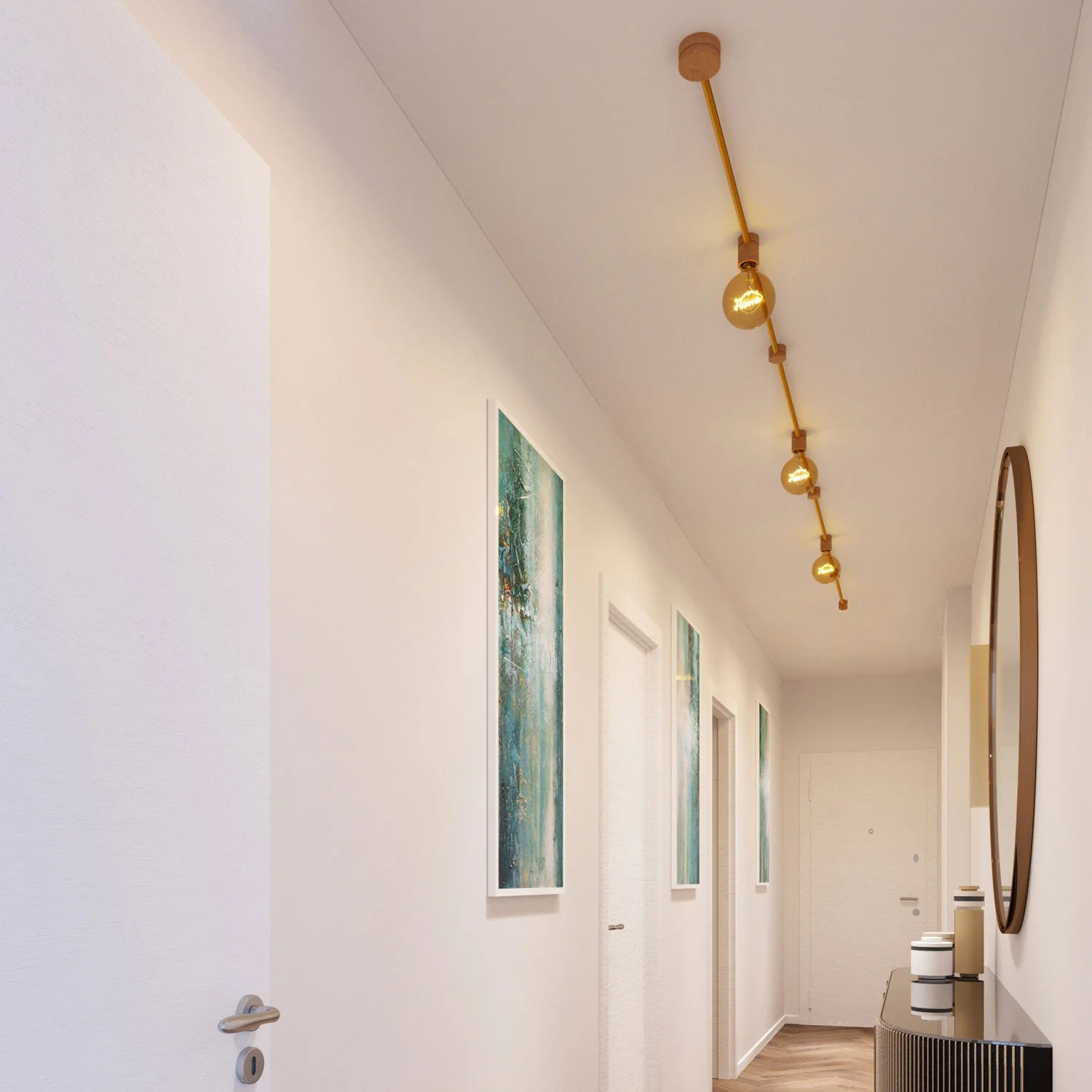 Filé System Linear Kit – mit 5 m langem CM05-Kabel für Kettenlichter und 7 Holzelementen für den Innenbereich - Image 2