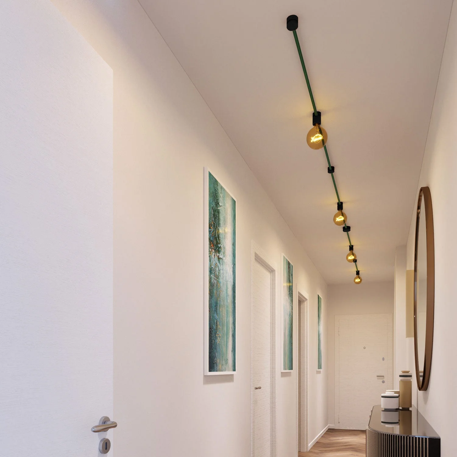 Filé Symmetric Kit – mit 5 m CM21-Kabel für Lichterkette und 9 schwarzen, lackierten Holzkomponenten für den Innenraum - Image 2