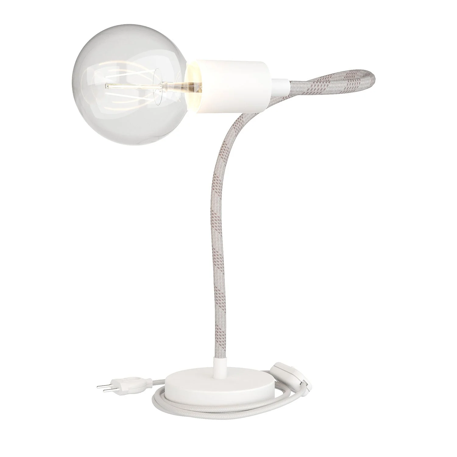 Table Flex Tischleuchte mit flexibel einstellbarem Licht – Mattweiß