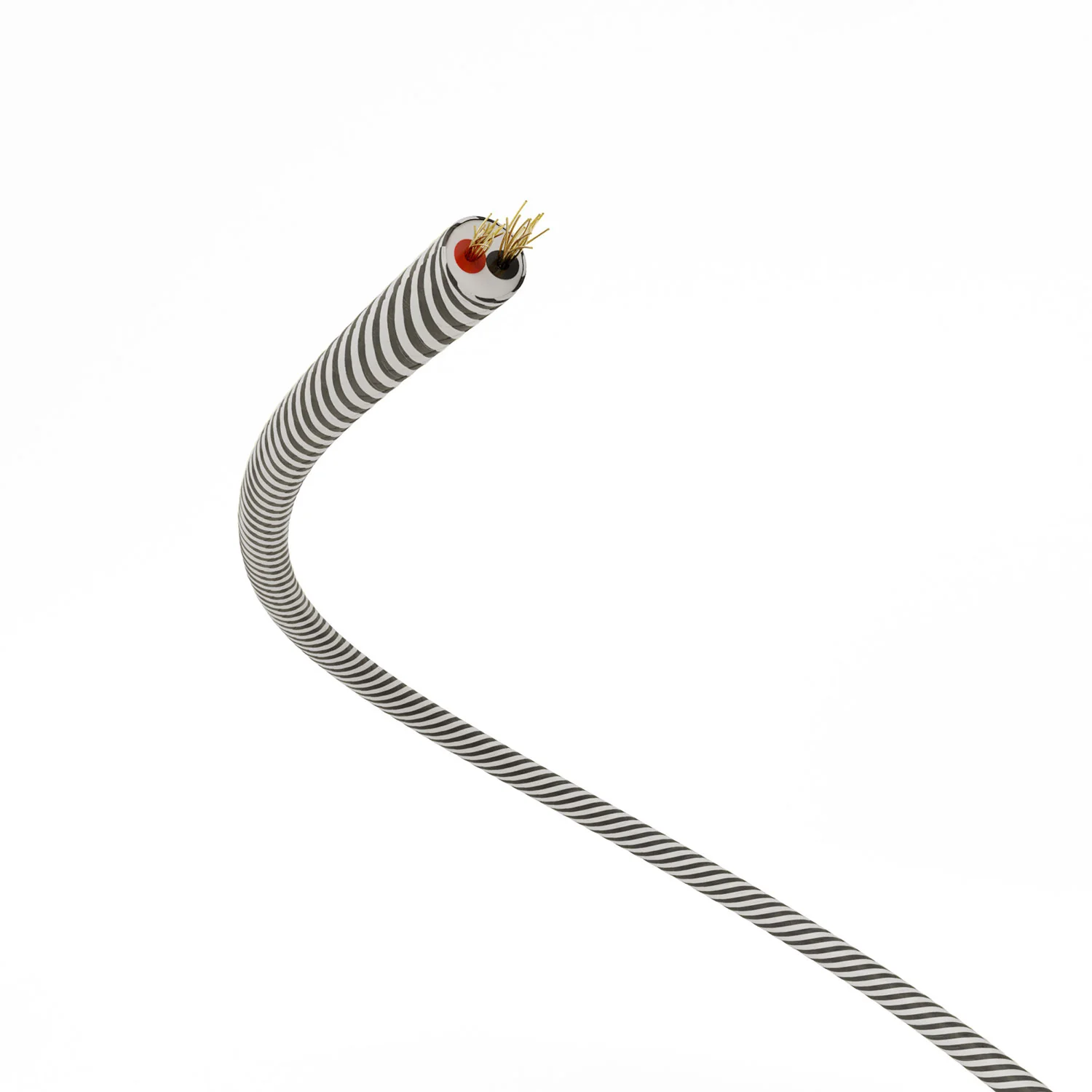 Extra-Low-Voltage-Textilkabel mit Stoffummantelung Weiß Ardesia Vertigo ERM37 - Image 3