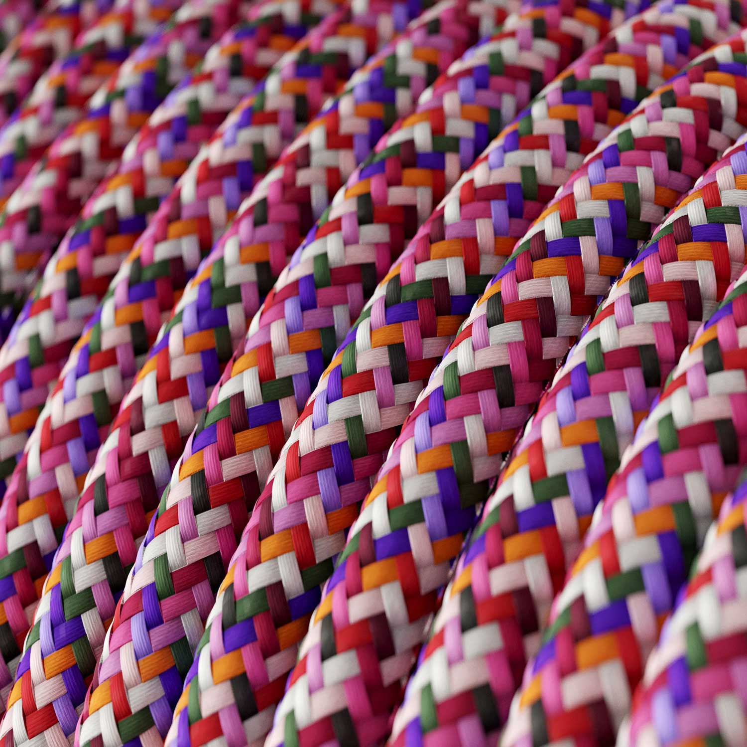 Textilkabel für Beleuchtung Pixel Palette Fuchsia – Das Original Creative Cables, für den perfekten Look deiner Lampen – RX00 - Image 2