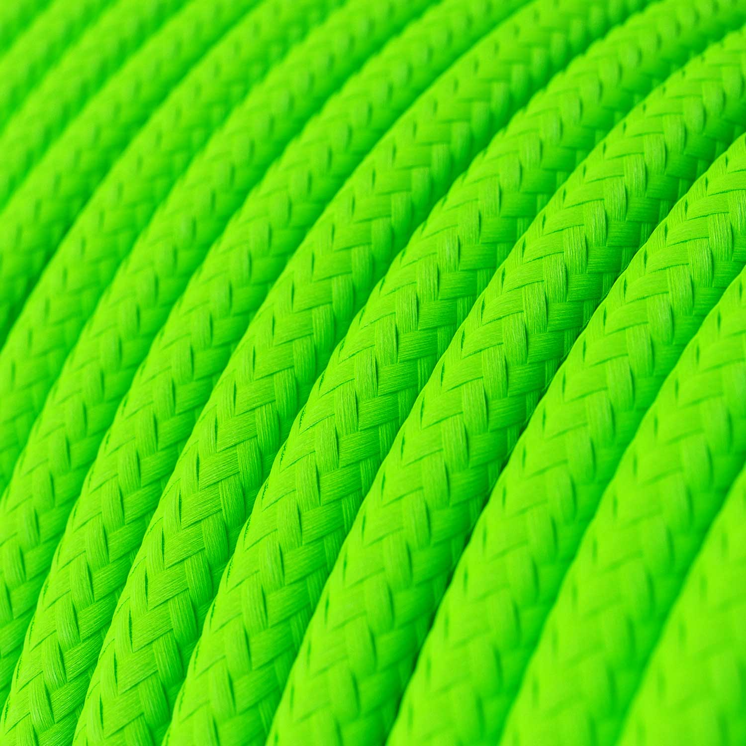Stoffummanteltes Kabel – Neon Grün RF06 – UL-zertifiziert - Image 2