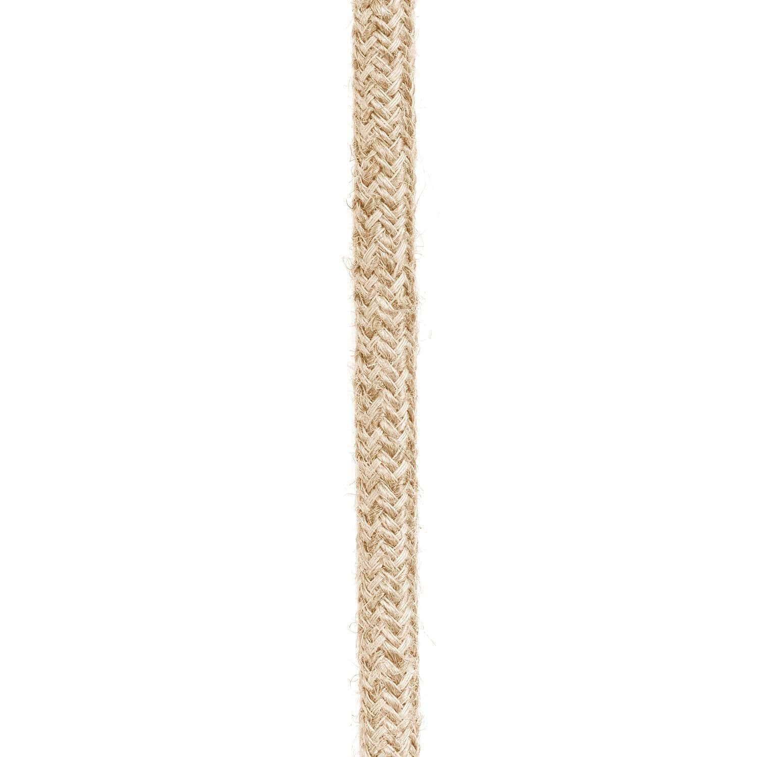 Neutrales Jute-Textilkabel - Das Original Creative-Cables - RN06 rund 2x0,75mm / 3x0,75mm - Image 5