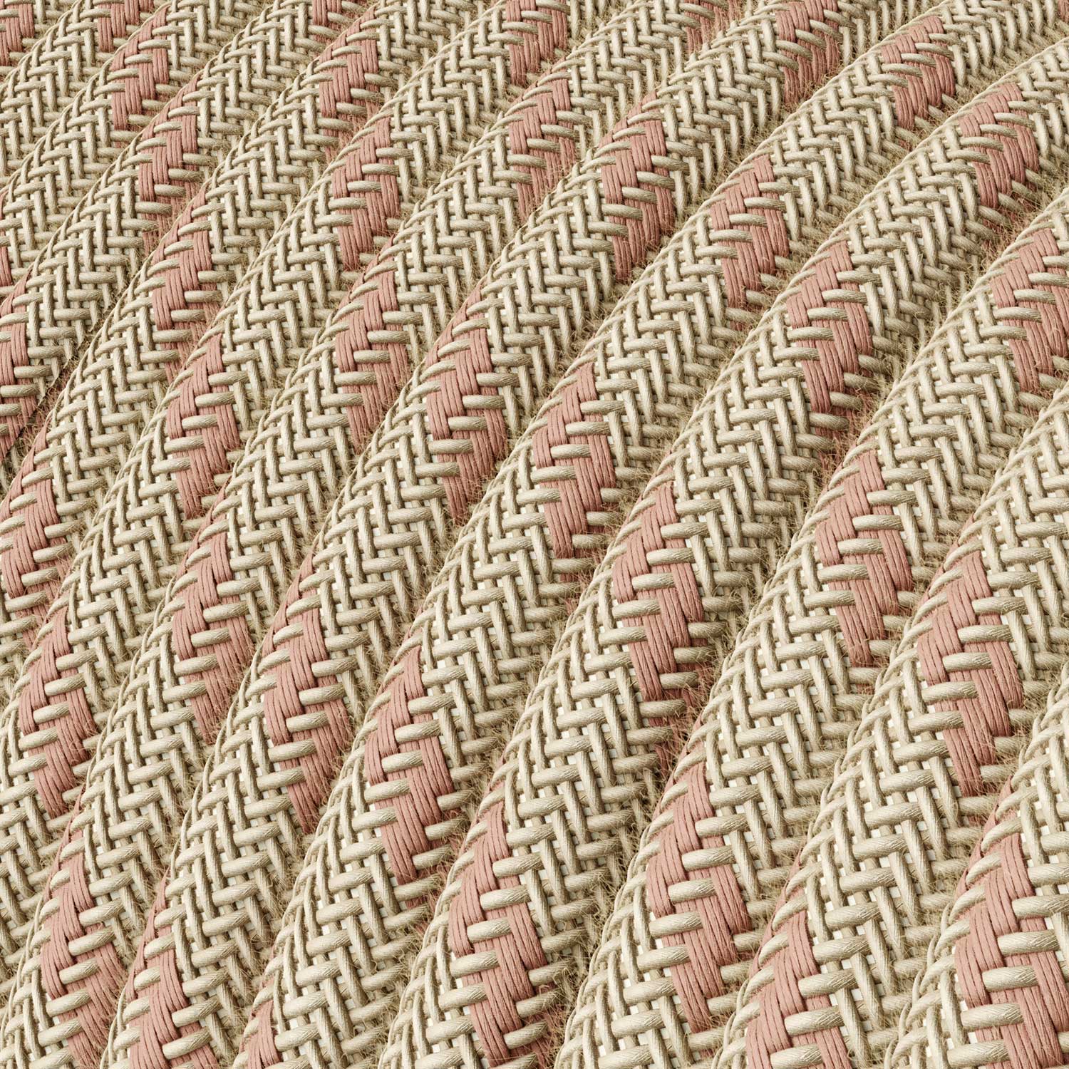 Table Snake – Plug-in-Lampe mit Lampenschirm Diamond-Käfig – Kupfer - Image 3