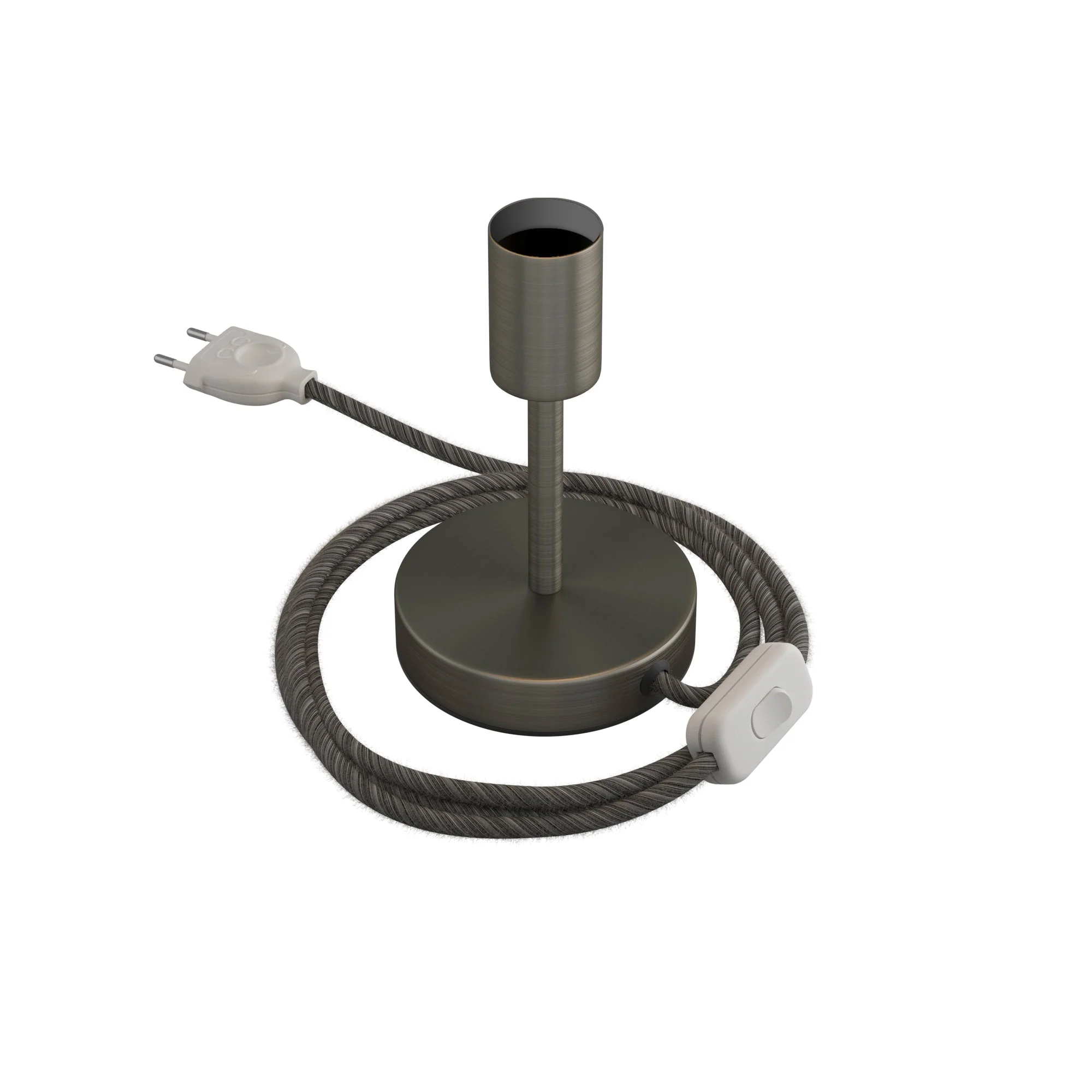 Tischlampe Alzaluce aus Metall – Mattes Titan - Image 5