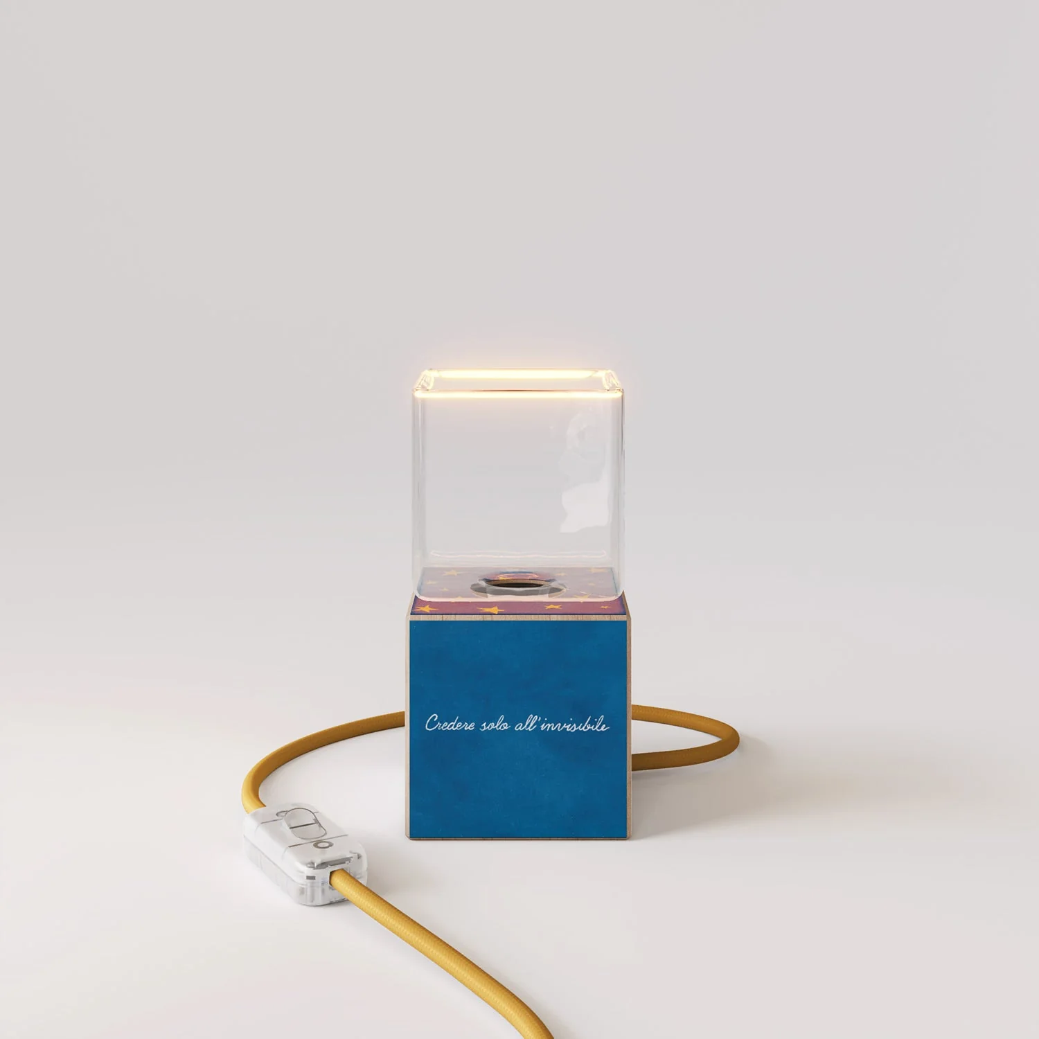 Tischlampe Cubetto „La luna“ mit Ghost Glühbirne - Santomanifesto - Image 5