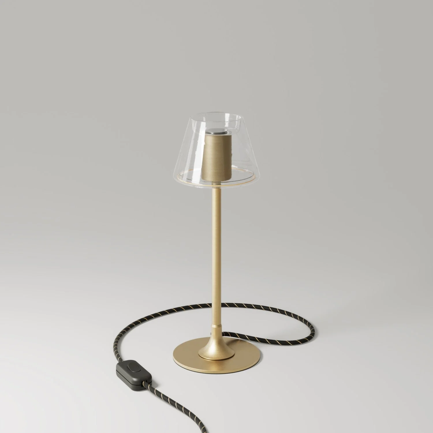 Tischlampe MAG-Y G07 mit rundem Metallfuß – Gebürstete Bronze - Image 3