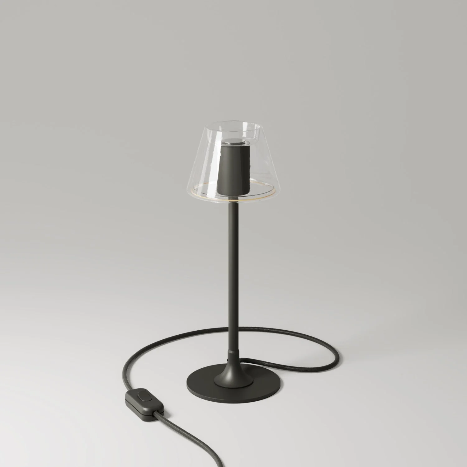 Tischlampe MAG-Y G07 mit rundem Metallfuß – Schwarz - Image 3