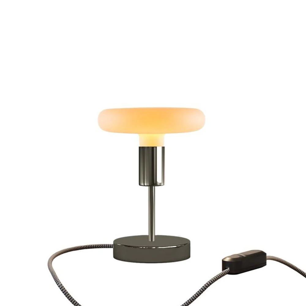 Tischleuchte Alzaluce Dash aus Metall mit UK-Stecker – Perlschwarz - Image 5
