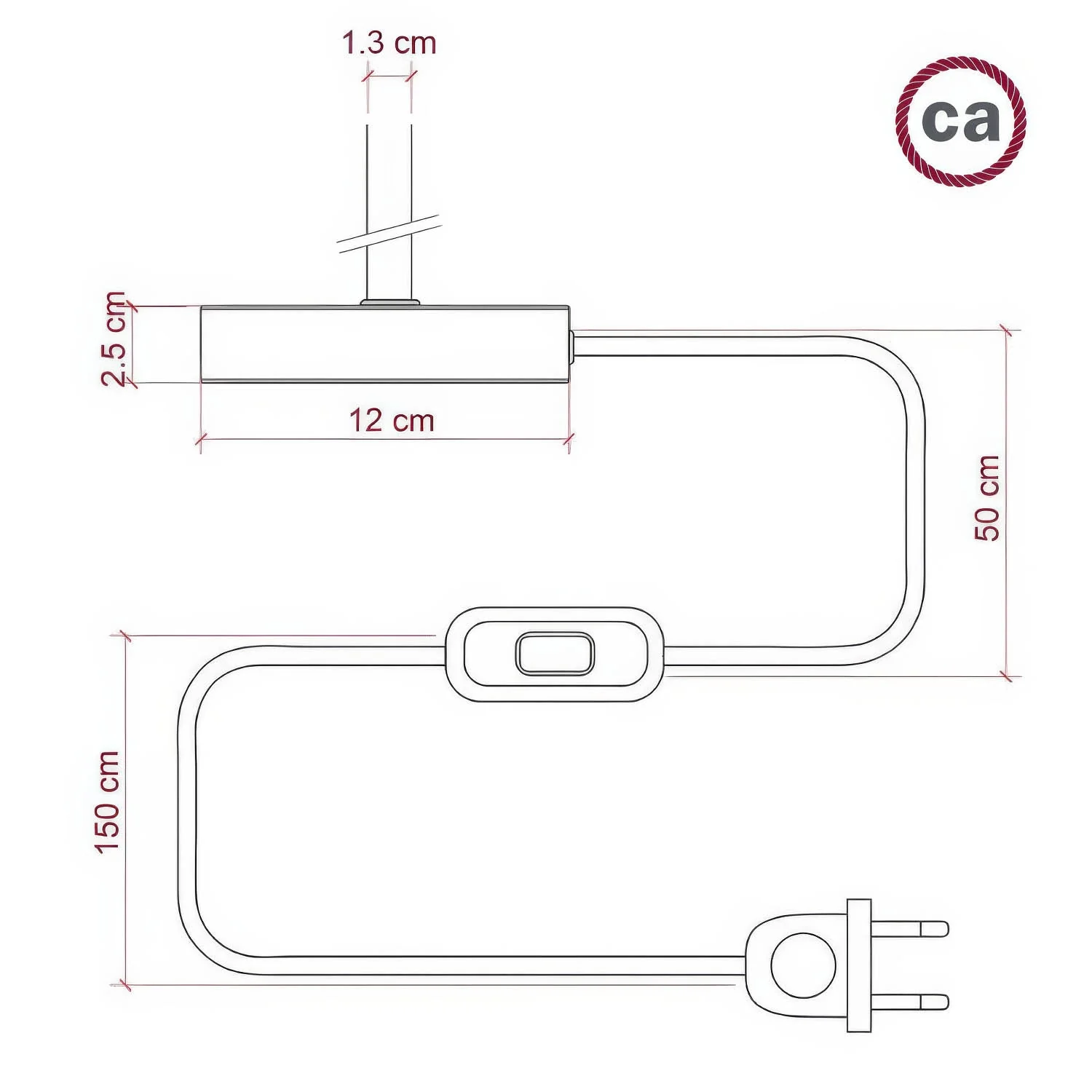 Tischleuchte Alzaluce Dash aus Metall – Mattes Kupfer - Image 4
