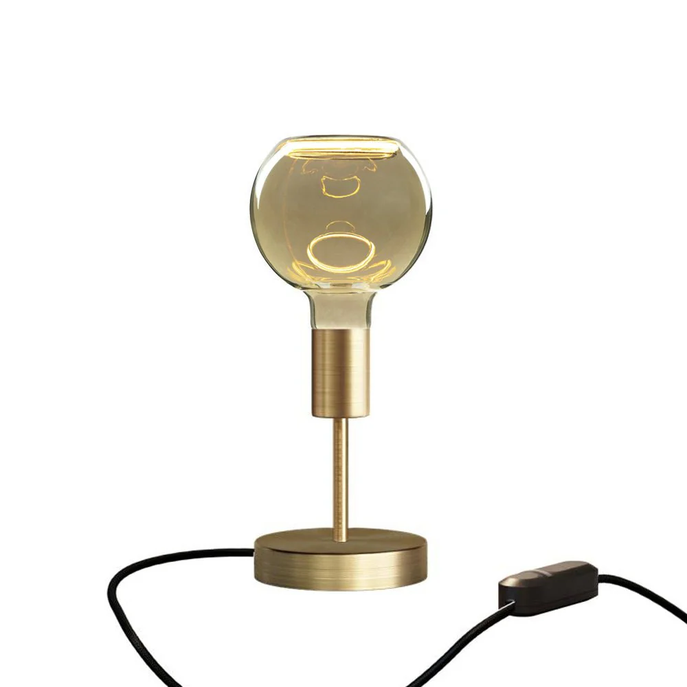 Tischlampe Alzaluce Globo Ghost aus Metall mit UK-Stecker - Satinbronze - Image 5