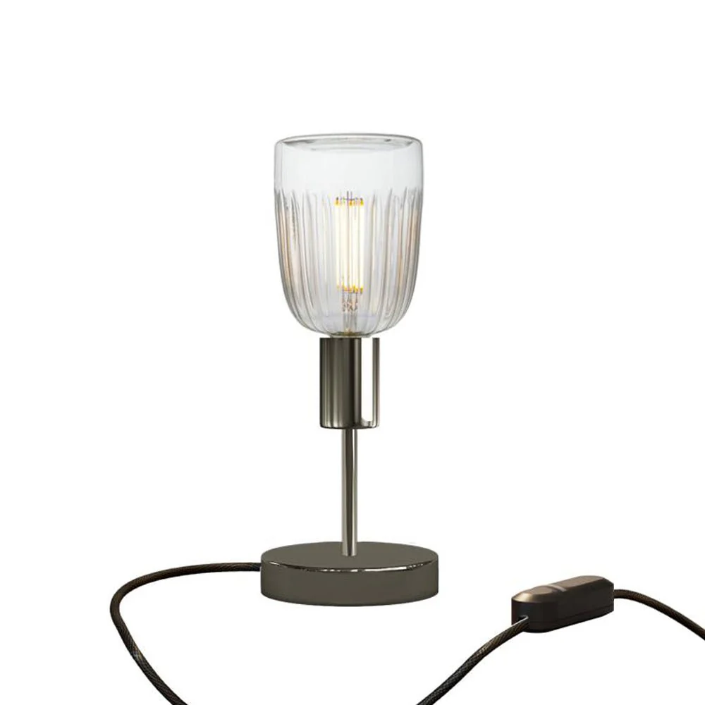 Tischlampe Alzaluce Tiche aus Metall - Perlschwarz - Image 5
