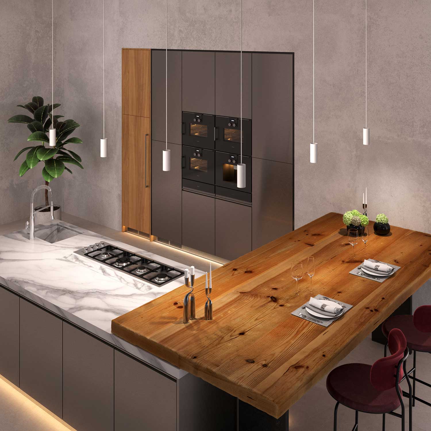 Tub-E12, Spotrohr mit E12-Doppelfassungsaufnahme – Mattweiß - Image 6