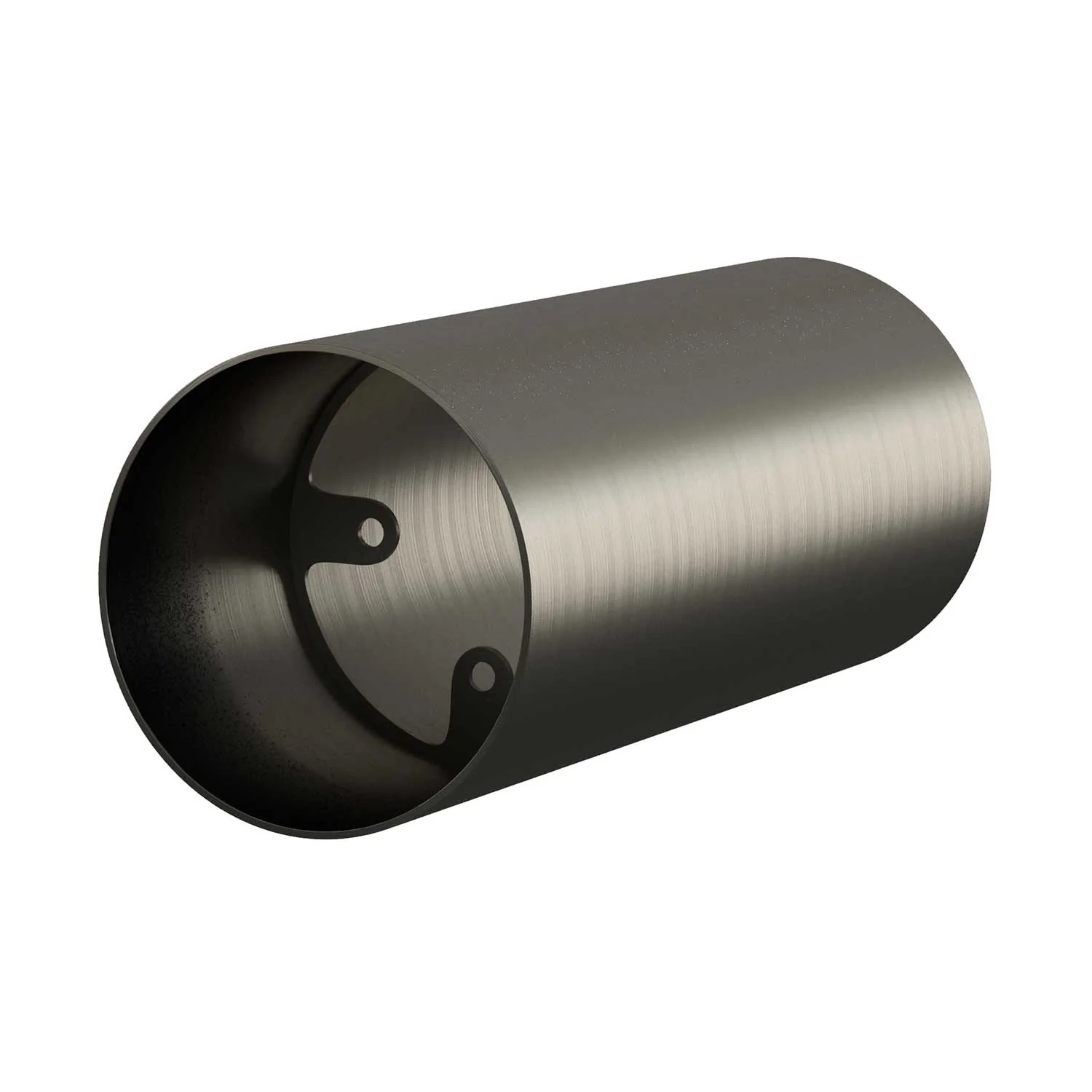 Tub-E12, Spotrohr mit E12-Doppelmutterfassung – Gebürstetes Titan - Image 3