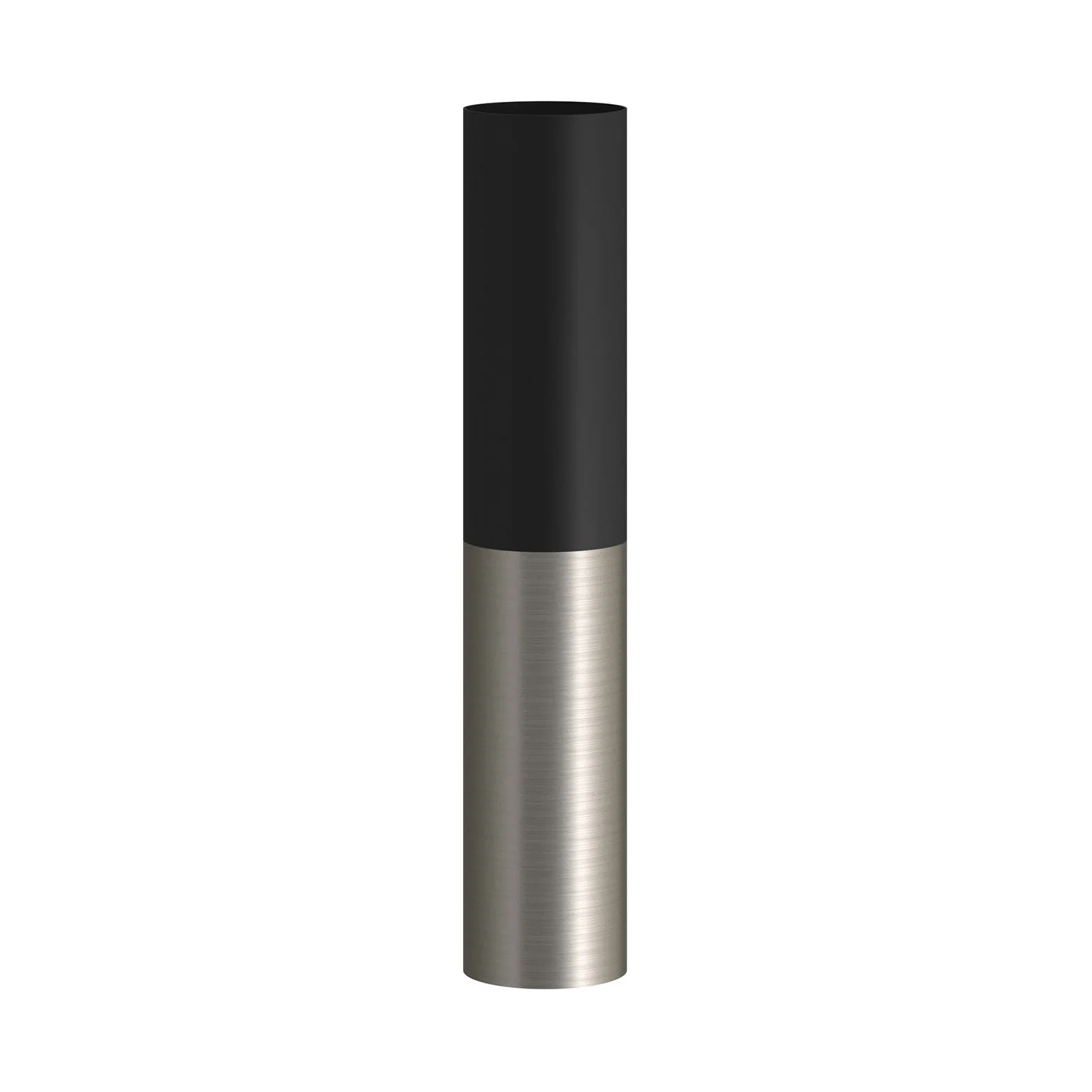 Tub-E14, doppeltes Metallrohr für Spot mit E14-Doppelmutter-Fassung – Schwarz und satiniertes Titan - Image 3