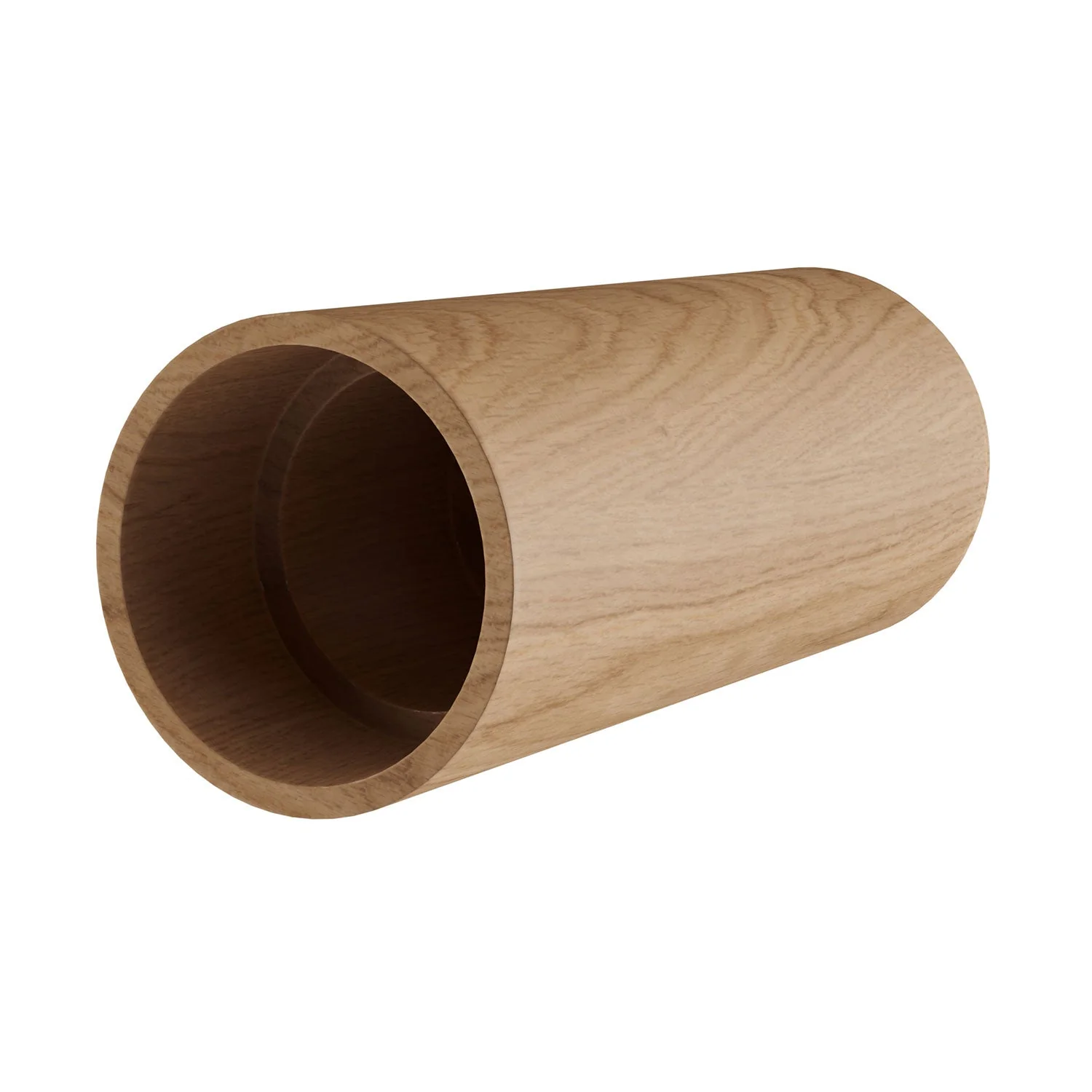Tub-E14, Holzrohr für Spots mit Lampenfassungen Doppelring E14 - Neutral - Image 3