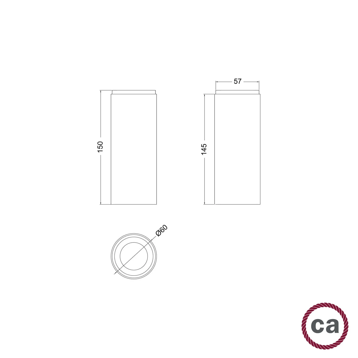 Tub-E14, Holzrohr für Spots mit Lampenfassungen Doppelring E14 - Neutral - Image 6