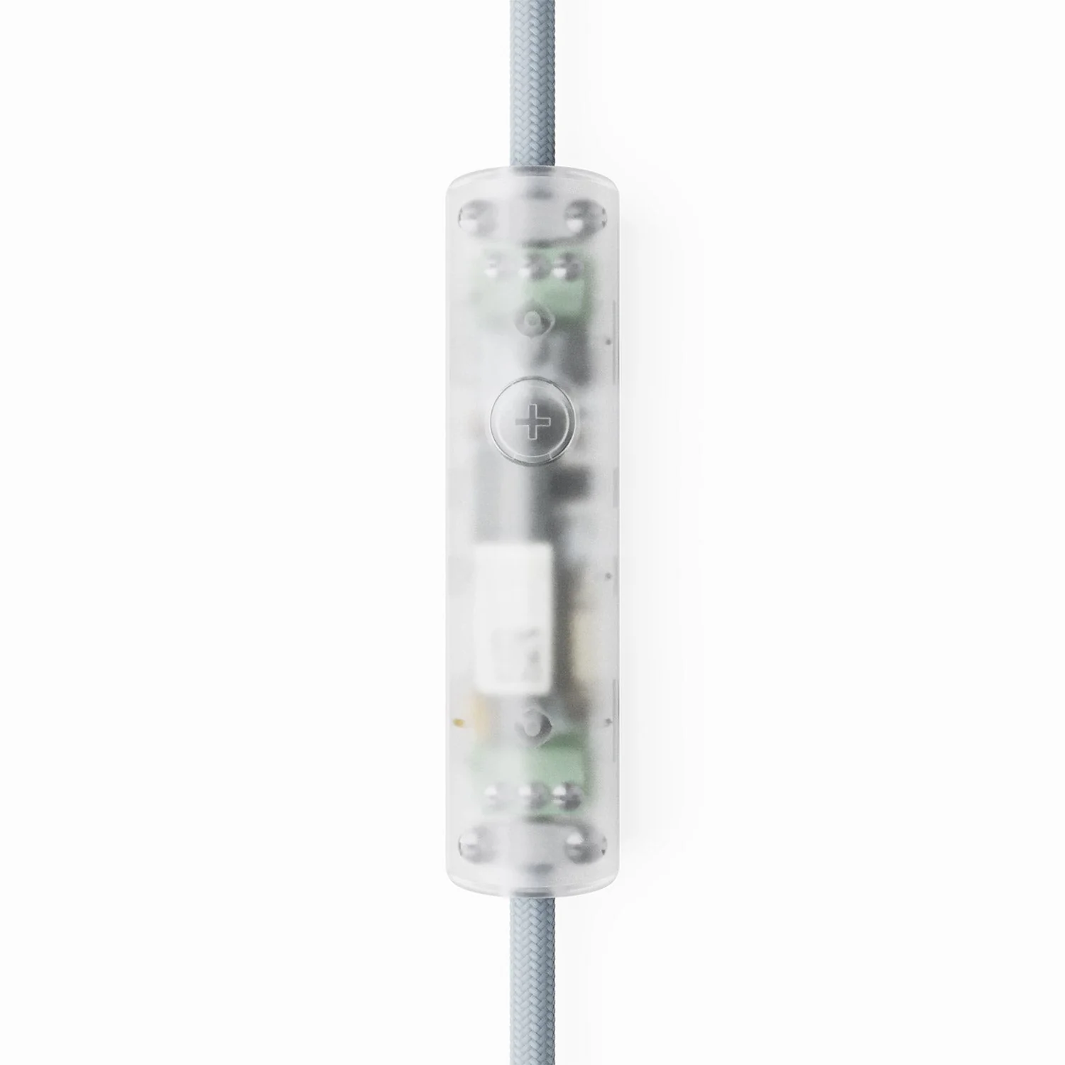 Universaldimmer mit Tastfunktion und Erdungsanschluss für Glühbirnen und dimmbare LEDs – Transparent