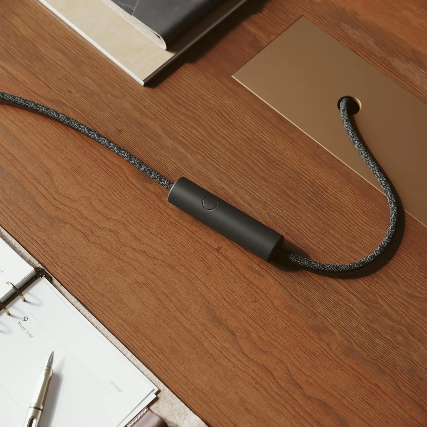 Universaldimmer mit Drucktaster für Glüh- und dimmbare LED-Lampen - Schwarz - Image 3