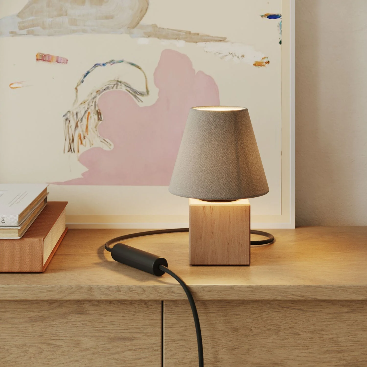 Universaldimmer mit Drucktaster für Glüh- und dimmbare LED-Lampen - Schwarz - Image 4
