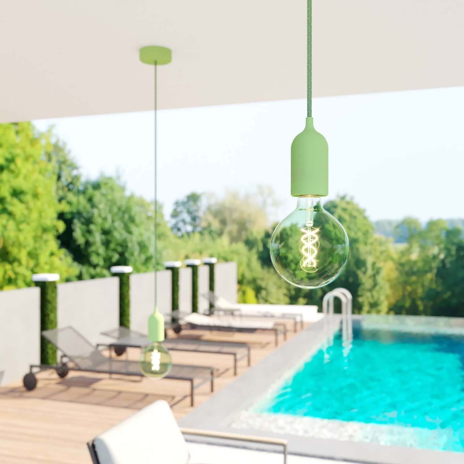 UV-beständiges Rundkabel für den Außenbereich, ummantelt mit Baumwolle – Pixelgrün Bronte SX08 – kompatibel mit Eiva Outdoor IP65 - Image 3