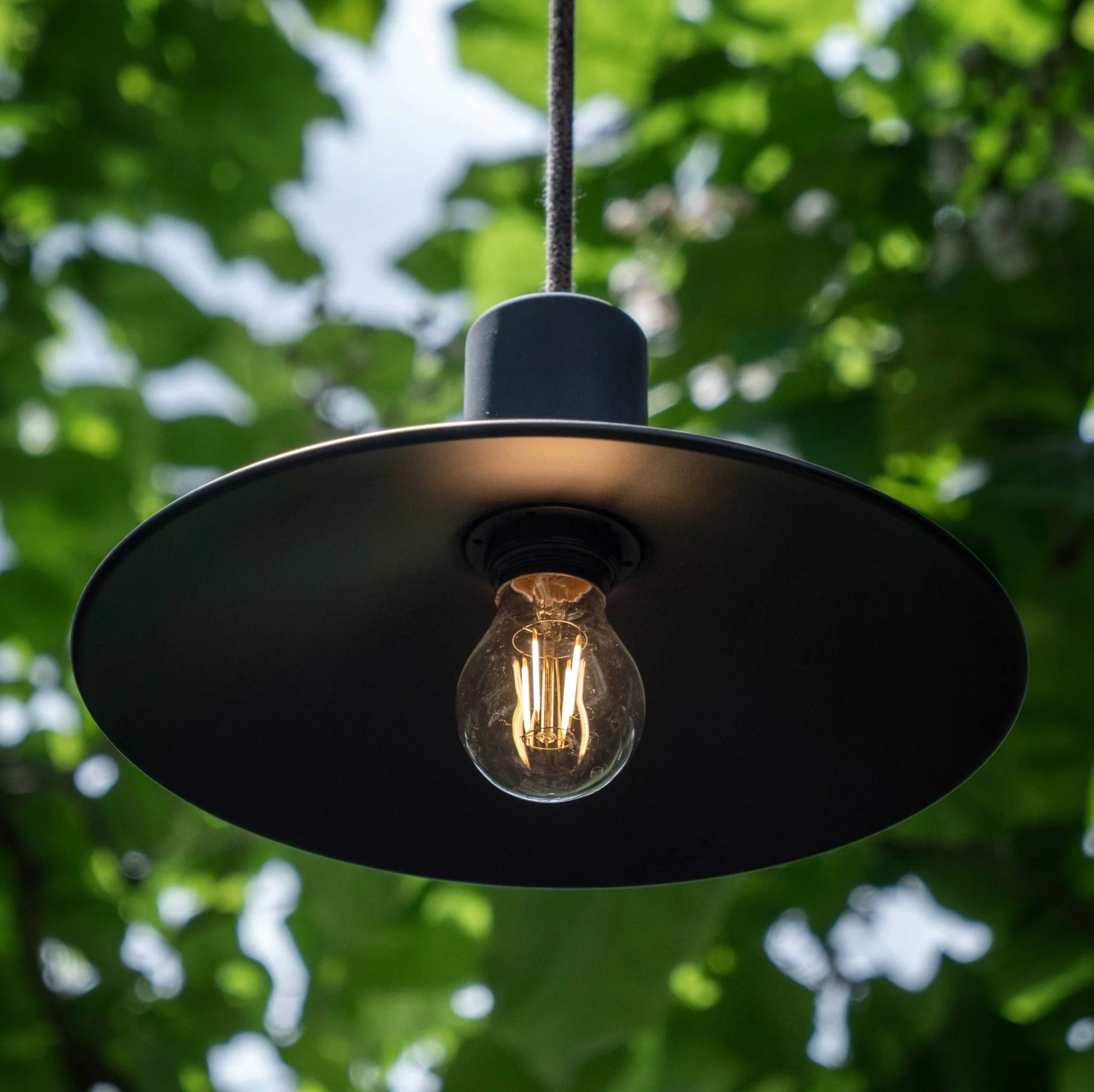 UV-beständiges rundes Elektrokabel mit naturbraunem Leinen SN04 für den Außenbereich – Kompatibel mit Eiva Outdoor - Image 3