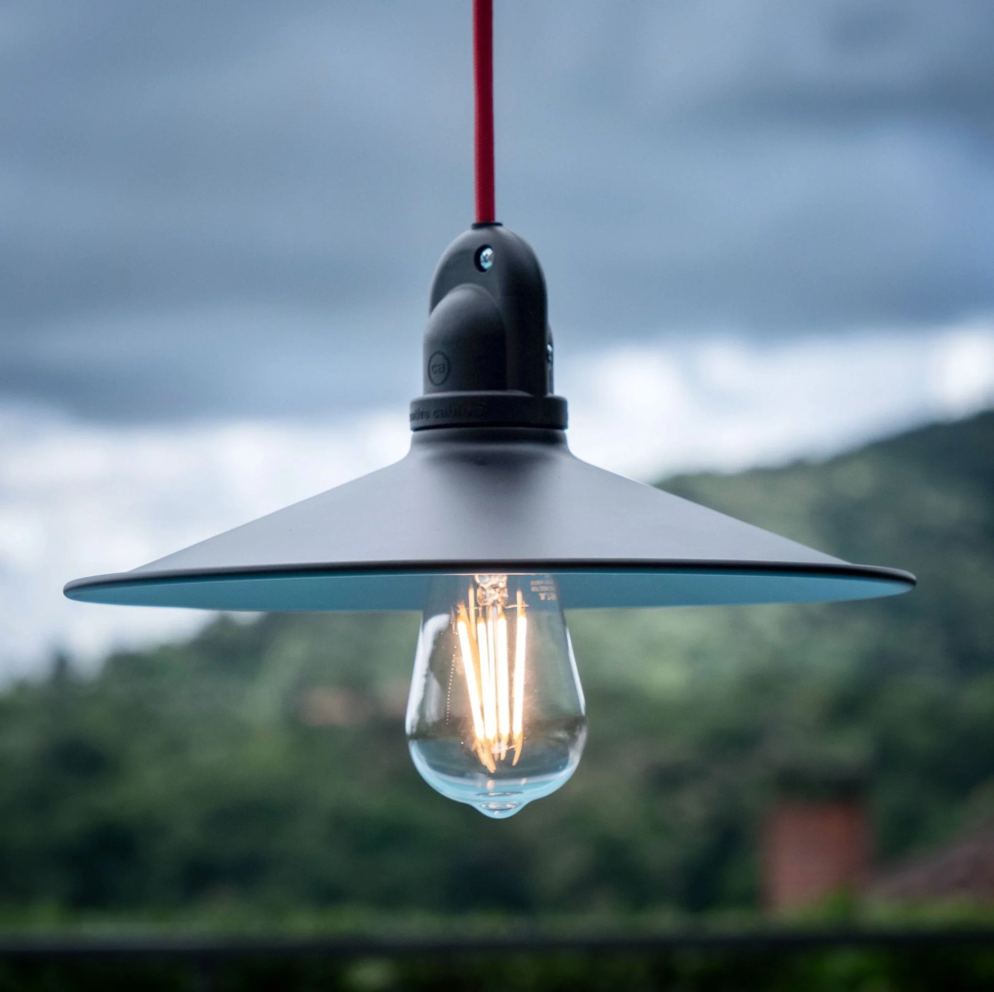 UV-beständiges Rundkabel mit rotem SM09 Stoffbezug für draußen – Kompatibel mit Eiva Outdoor - Image 4