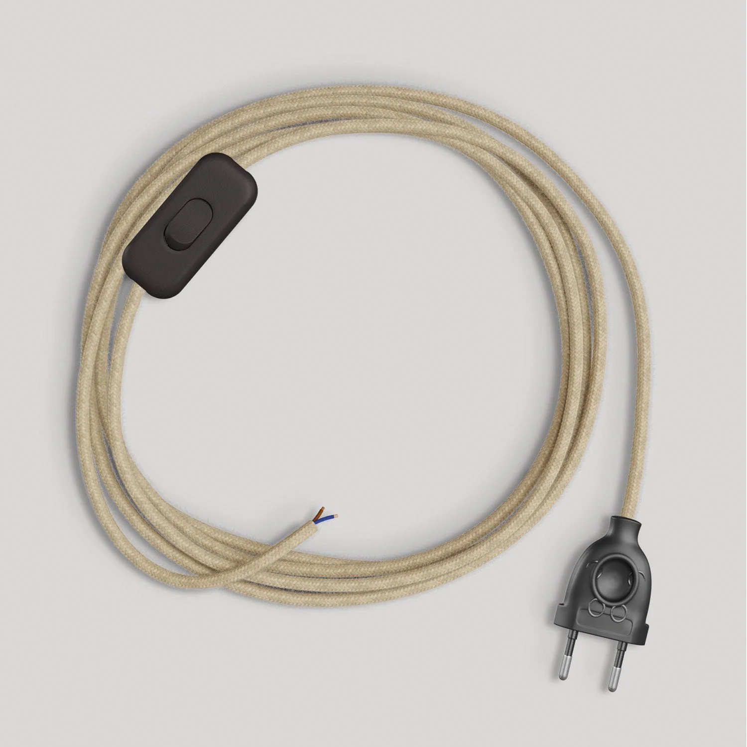 Verdrahtung für Lampe mit neutralem Juteseil 1,80 m - Image 4