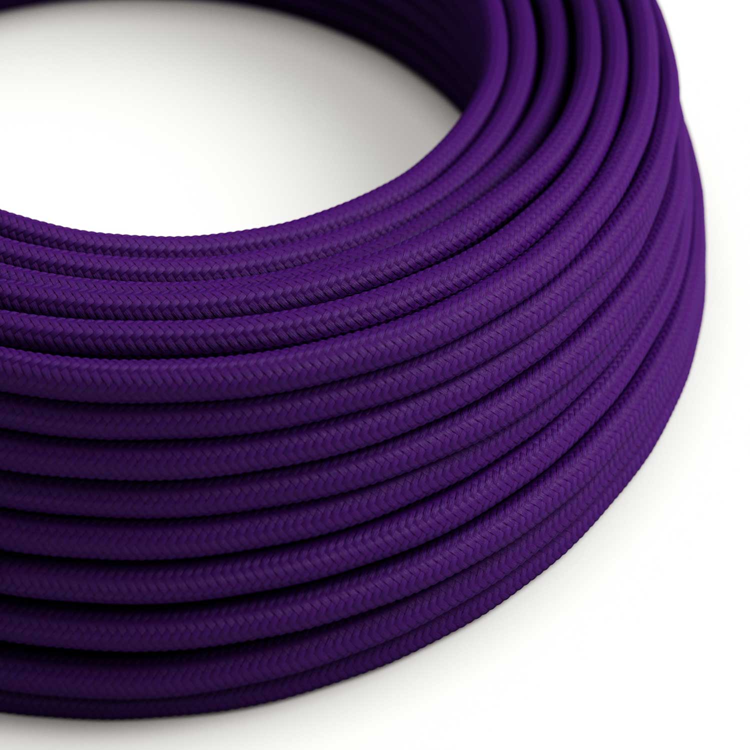 Textil-ummanteltes Kabel – Violettes Rayon RM14 – UL-gelistet