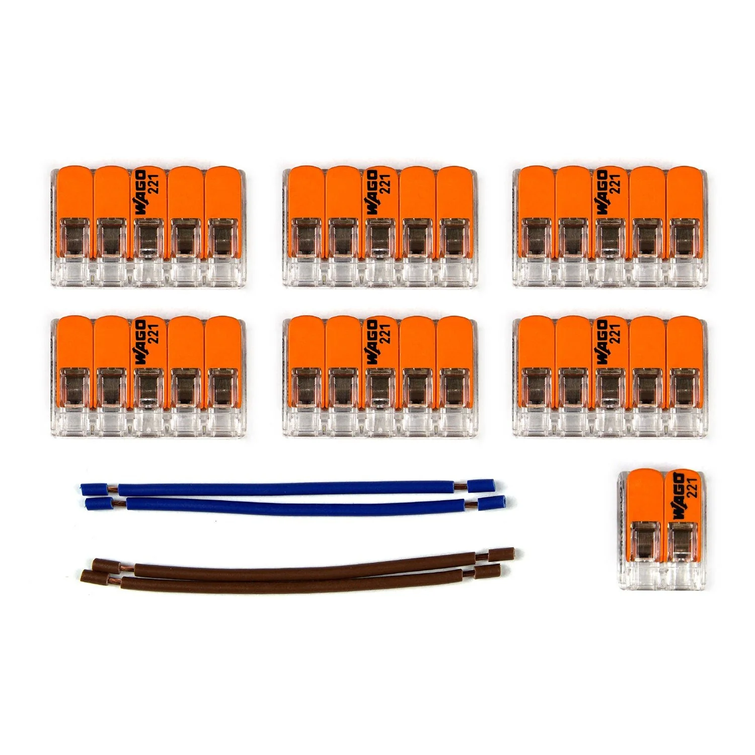 WAGO-Anschlusskit, kompatibel mit 2x-Kabel für 9-Loch-Baldachin