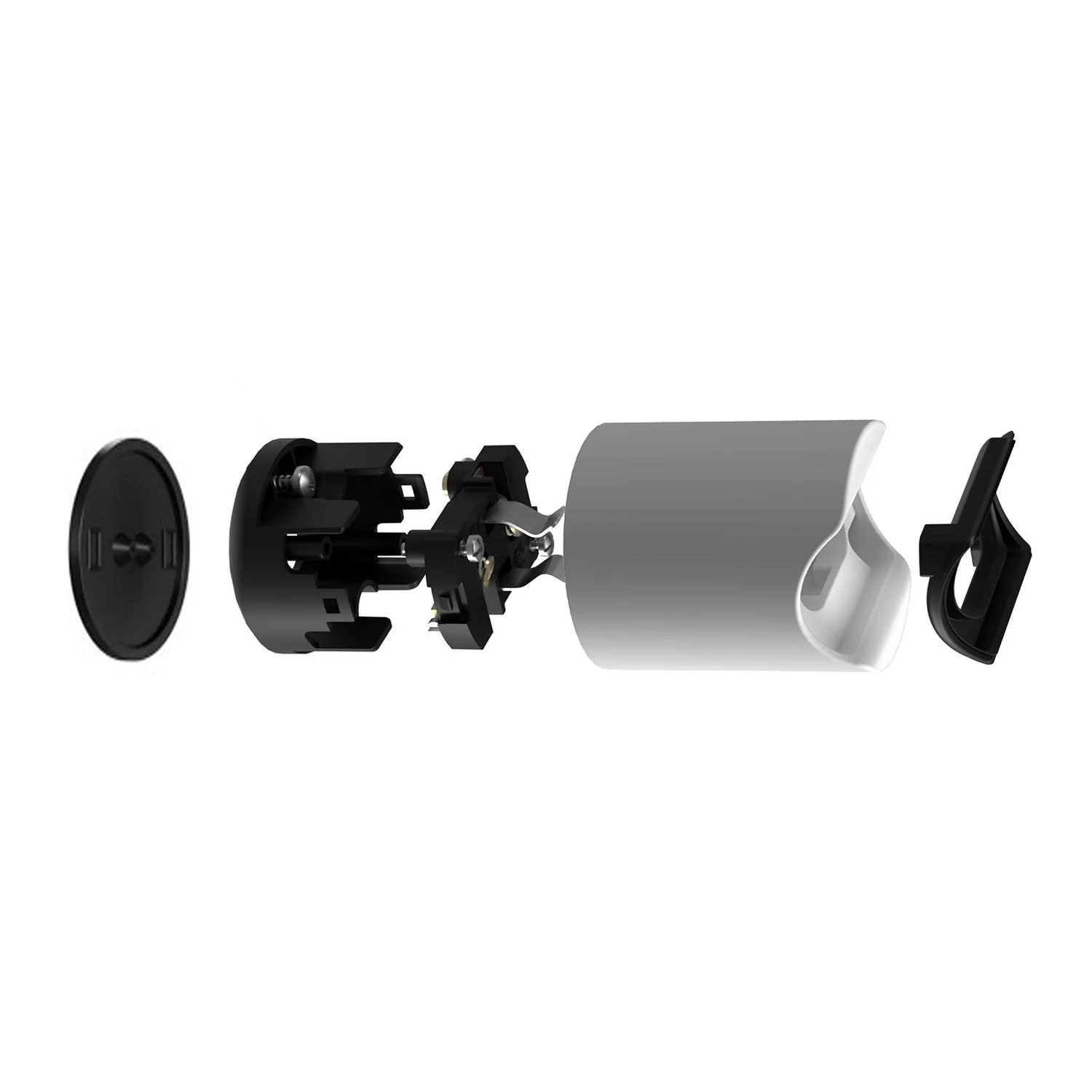 Lampenfassungen esse14 für Wand oder Decke mit S14d-Fassung – Wasserdicht IP44 – Weiß - Image 2