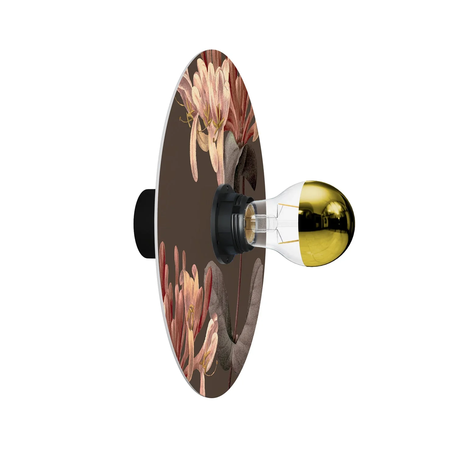 Wandleuchte oder Deckenleuchte mit floral gemustertem Schirm 'Blossom Haven' Botanico Lonicera – Wasserdicht IP44