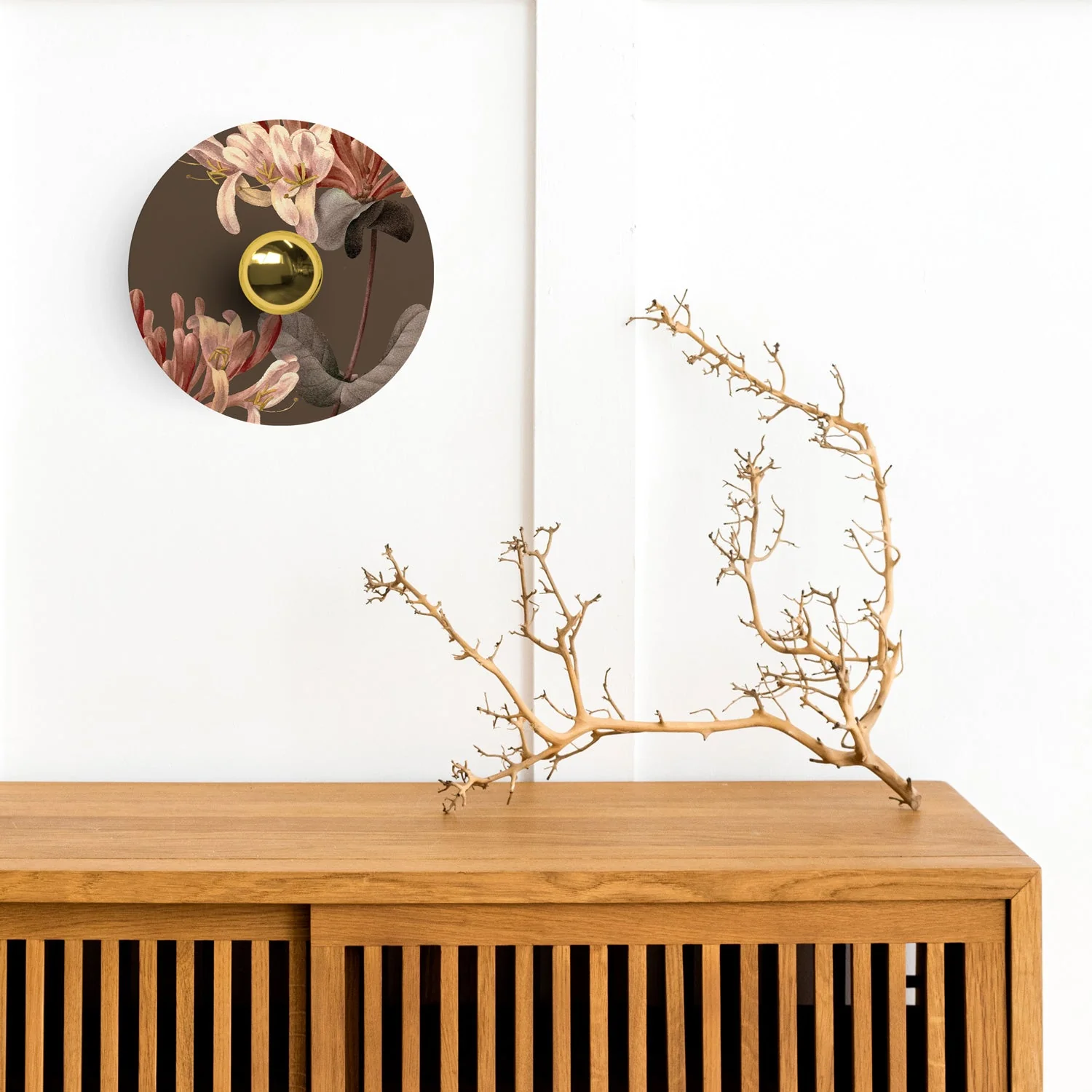 Wandleuchte oder Deckenleuchte mit floral gemustertem Schirm 'Blossom Haven' Botanico Lonicera – Wasserdicht IP44 - Image 2