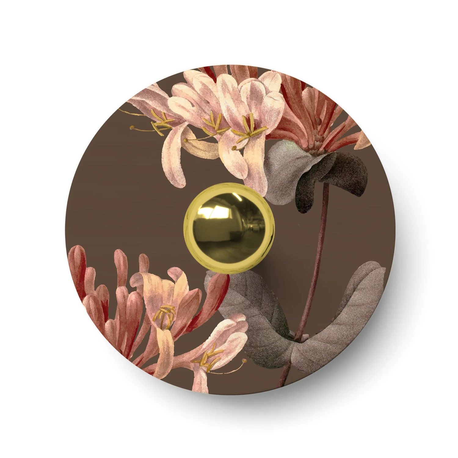 Wandleuchte oder Deckenleuchte mit floral gemustertem Schirm 'Blossom Haven' Botanico Lonicera – Wasserdicht IP44 - Image 3