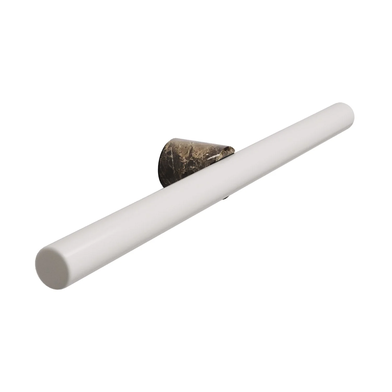 Esse14 Wand- oder Deckenleuchte für LED-Glühbirne S14d - Wasserdicht IP44 - Effekt Brown marble