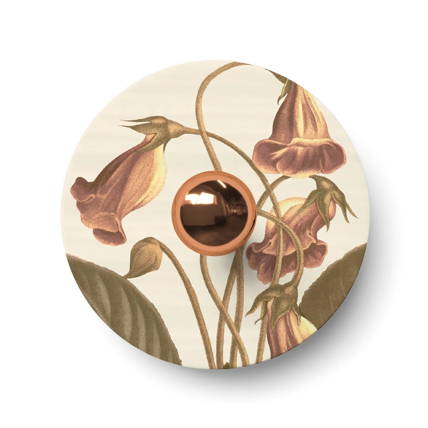 Wand- oder Deckenleuchte mit floralem Lampenschirm 'Blossom Haven' Botanisch Gloxinia – Wasserdicht IP44 - Image 3