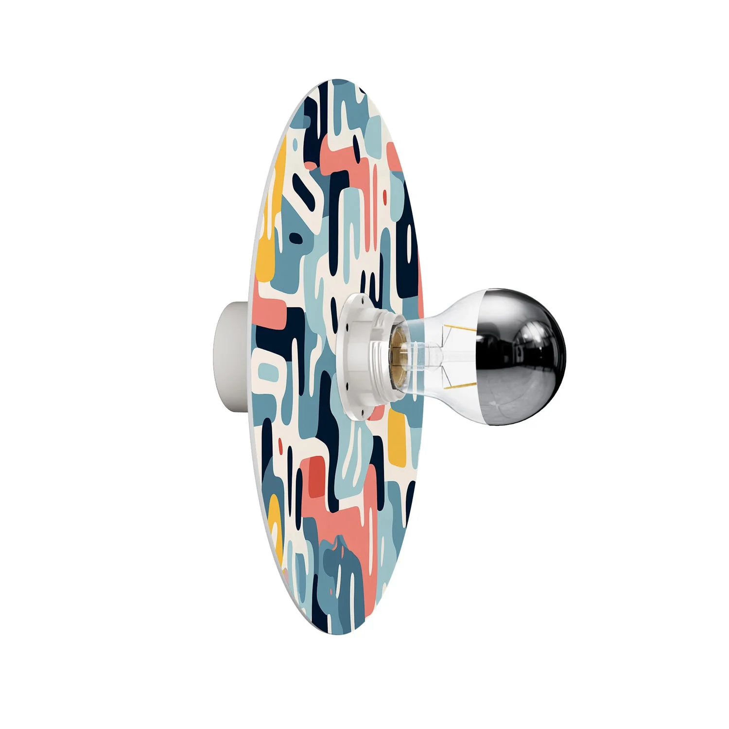 Wand- oder Deckenleuchte mit Schirm mit geometrischem Muster „Kaleidoscope“ Geometrie 1 – Wasserdicht IP44
